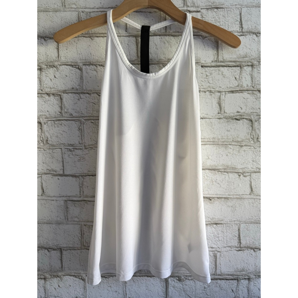 Athleta Uppercut T Strap Tank size XS white and black